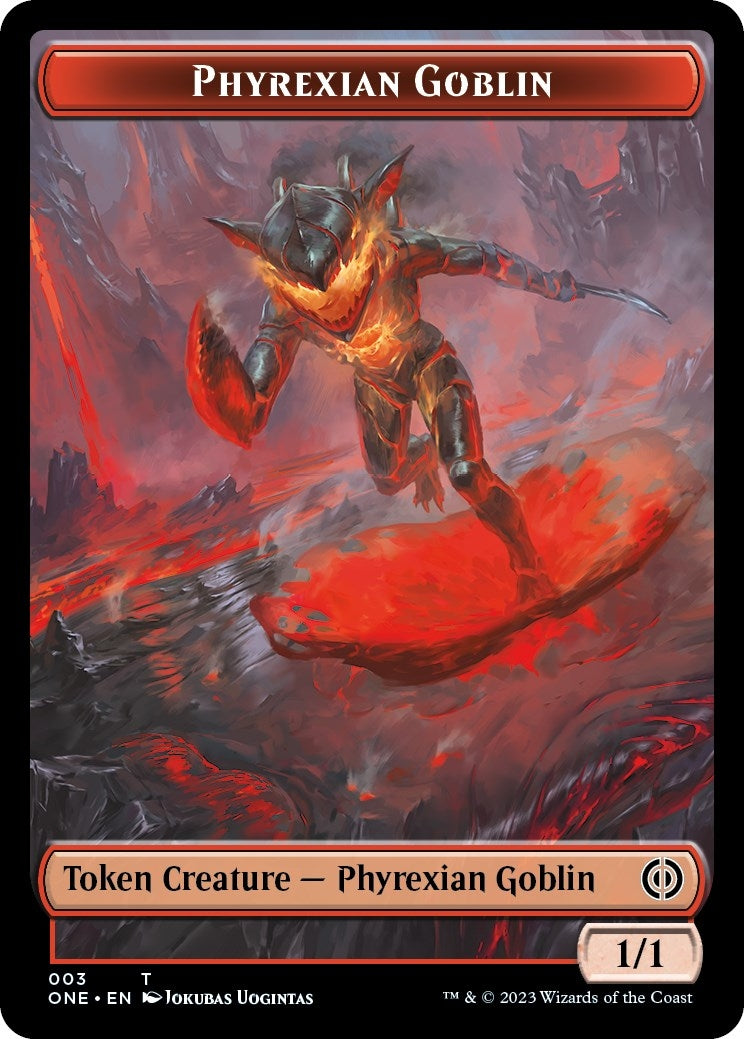 Image for Phyrexian Goblin // Phyrexian Horror Double-Sided Token (3 // 7) - Magic: The Gathering