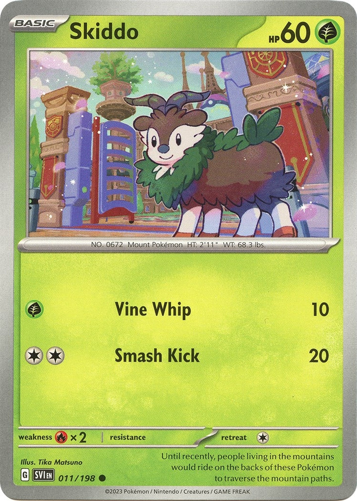 Image for Skiddo (011/198) (SVI) - Pokemon