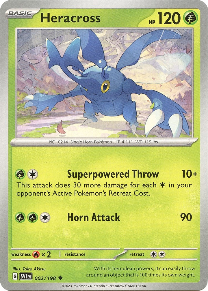 Image for Heracross (002/198) (SVI) - Pokemon