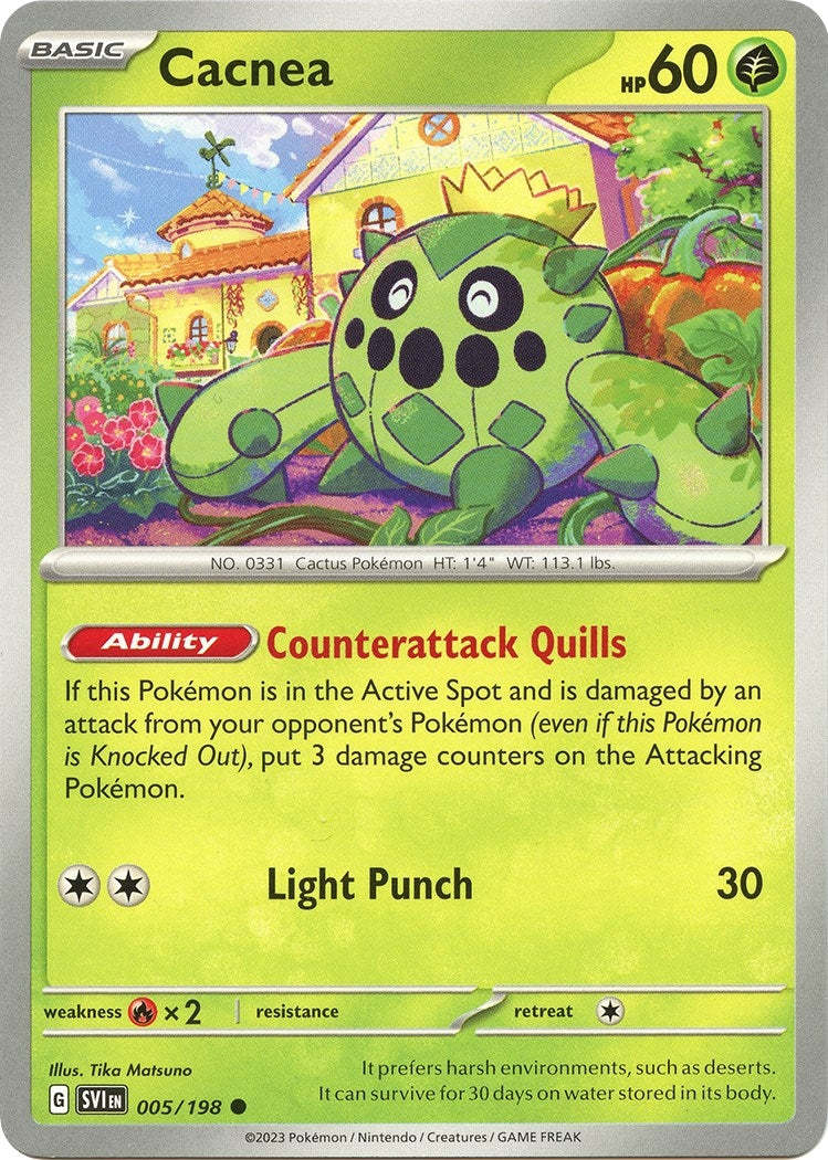 Image for Cacnea (005/198) (SVI) - Pokemon