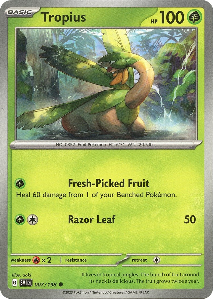 Image for Tropius (007/198) (SVI) - Pokemon