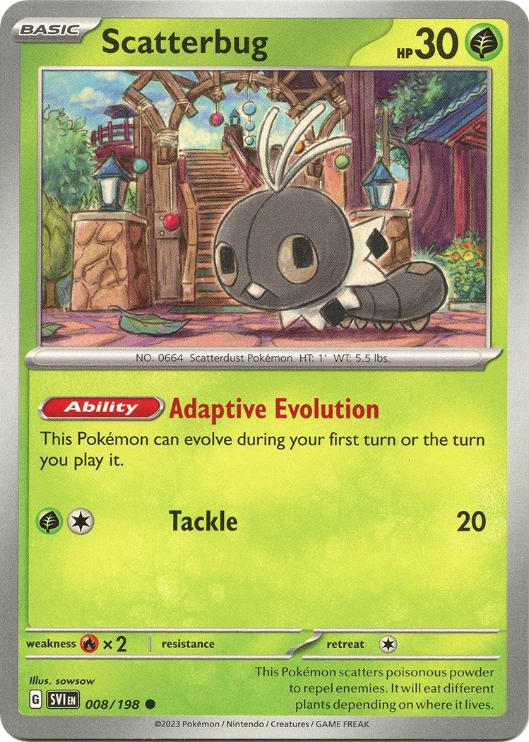 Image for Scatterbug (008/198) (SVI) - Pokemon