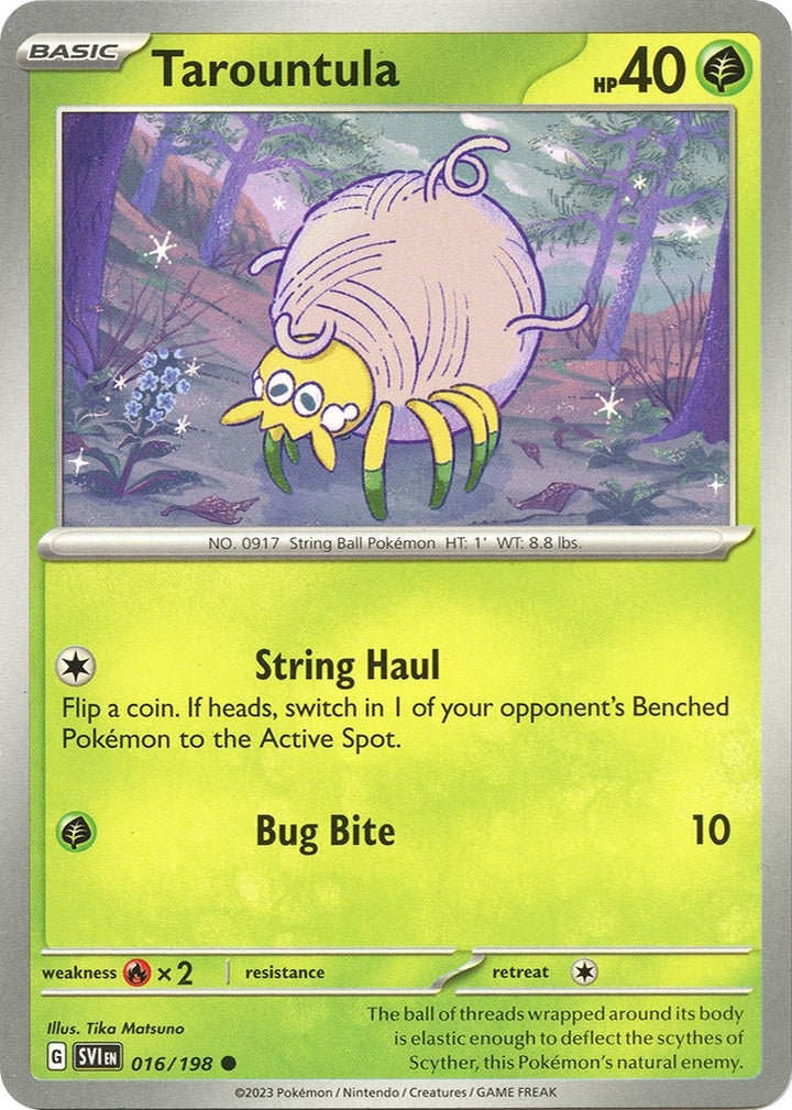 Image for Tarountula (016/198) (SVI) - Pokemon