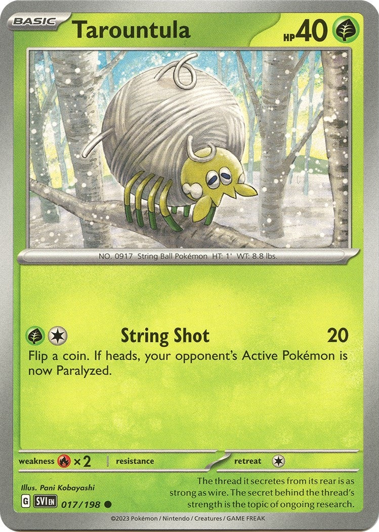 Image for Tarountula (017/198) (SVI) - Pokemon