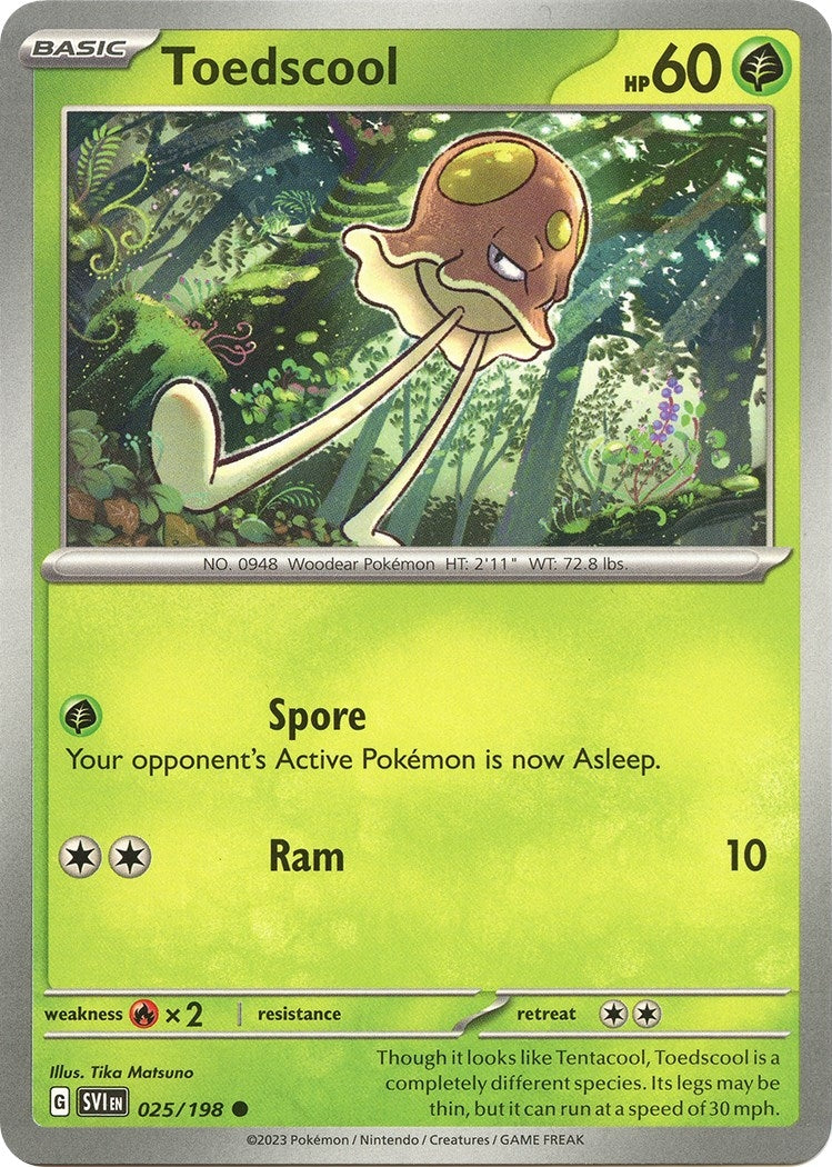 Image for Toedscool (025/198) (SVI) - Pokemon