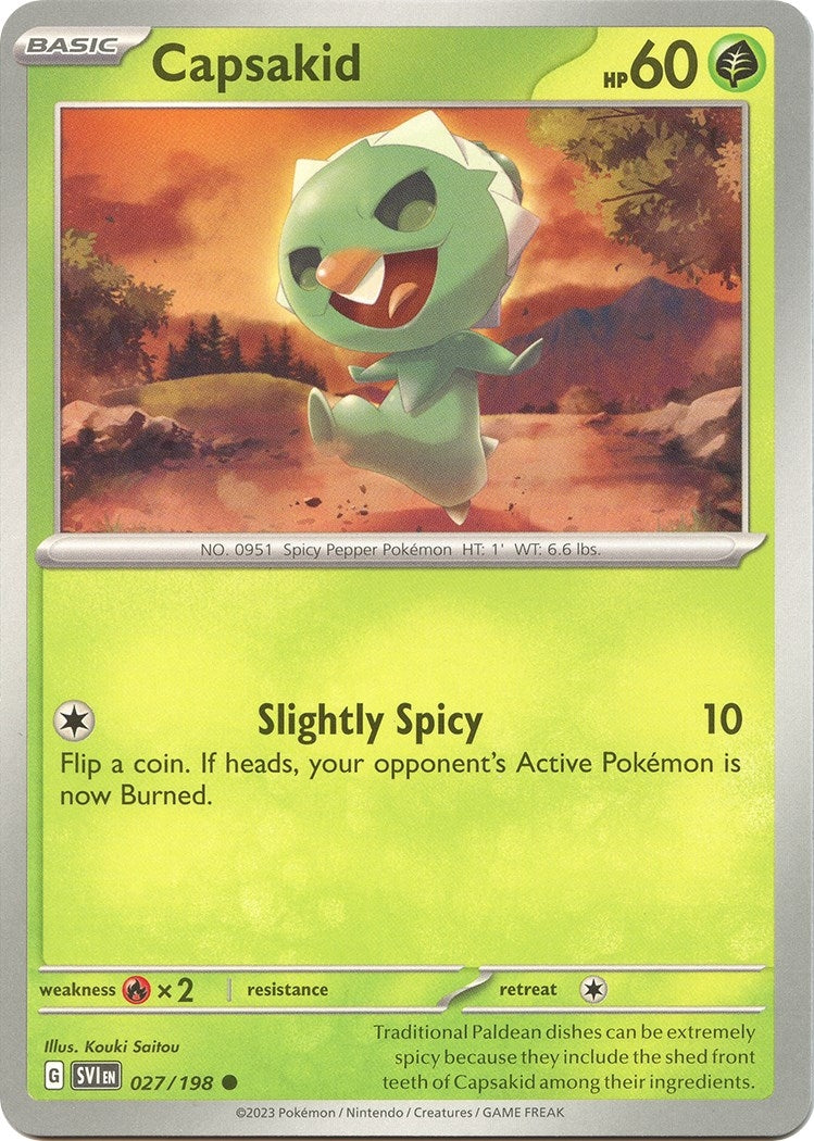 Image for Capsakid (027/198) (SVI) - Pokemon