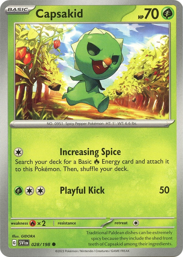 Image for Capsakid (028/198) (SVI) - Pokemon