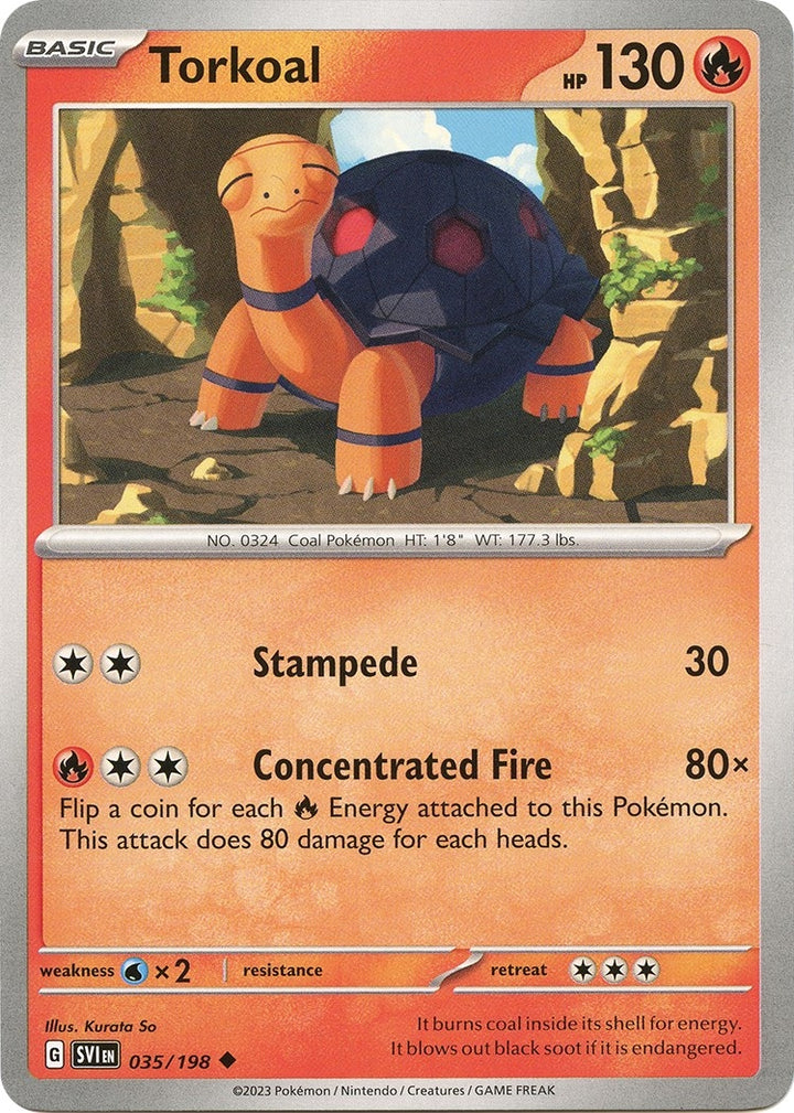 Image for Torkoal (035/198) (SVI) - Pokemon