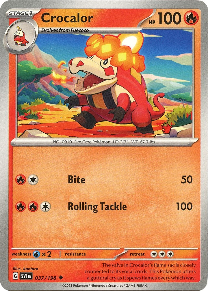 Image for Crocalor (037/198) (SVI) - Pokemon