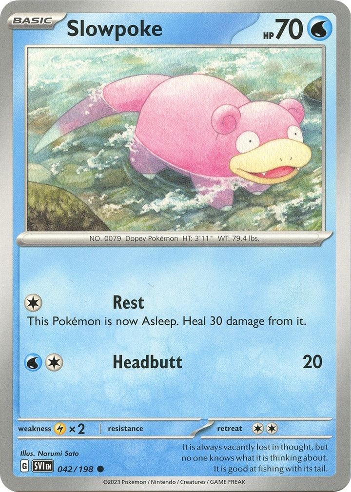 Image for Slowpoke (042/198) (SVI) - Pokemon