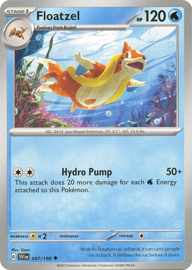Image for Floatzel (047/198) (SVI) - Pokemon