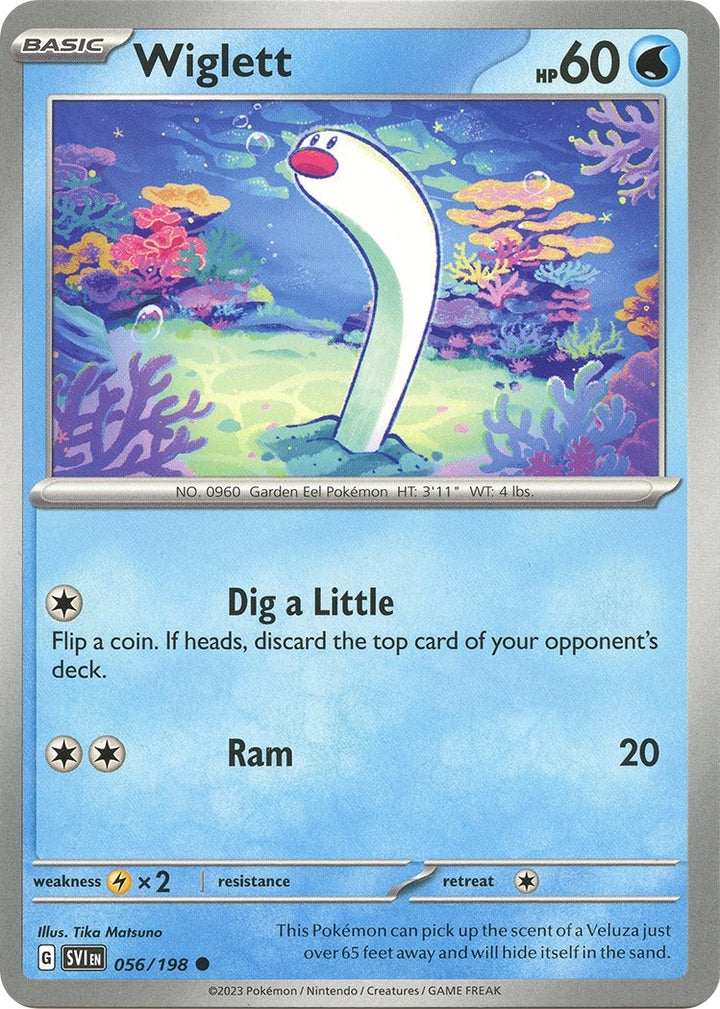 Image for Wiglett (056/198) (SVI) - Pokemon