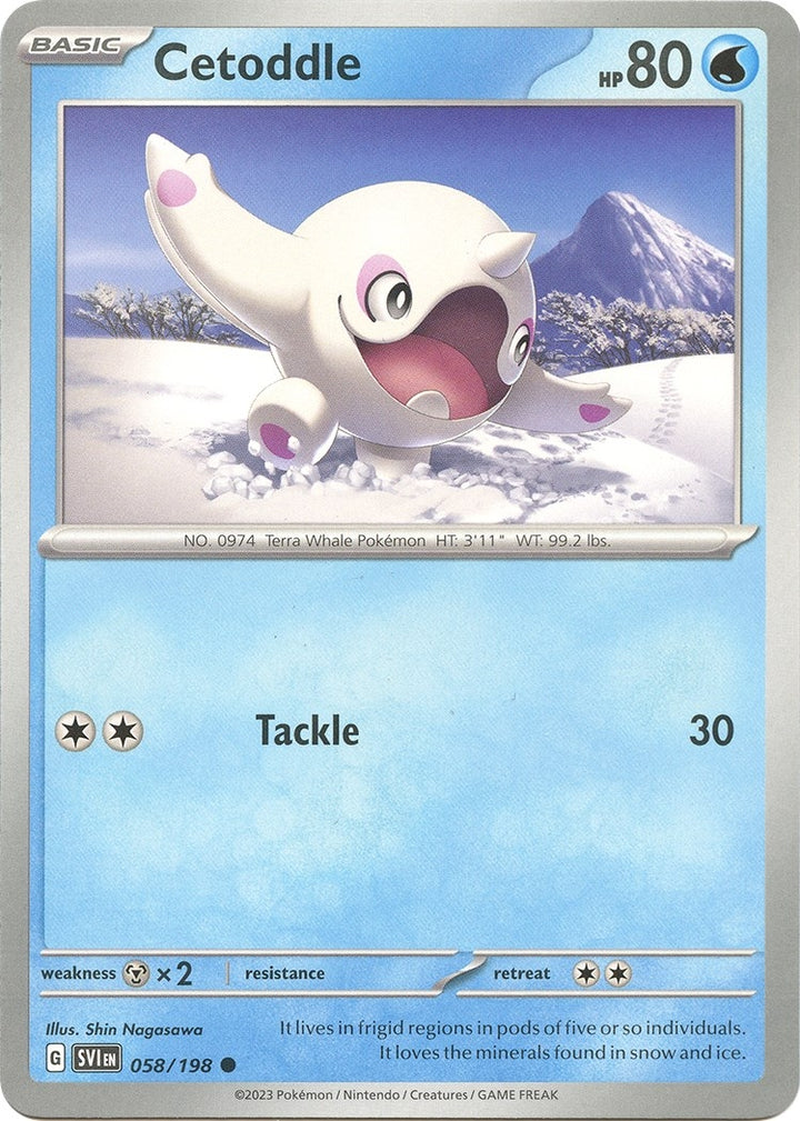 Image for Cetoddle (058/198) (SVI) - Pokemon