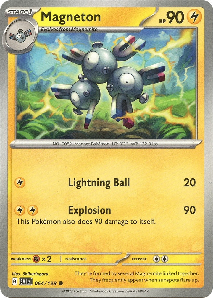 Image for Magneton (064/198) (SVI) - Pokemon