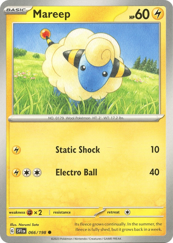 Image for Mareep (066/198) (SVI) - Pokemon