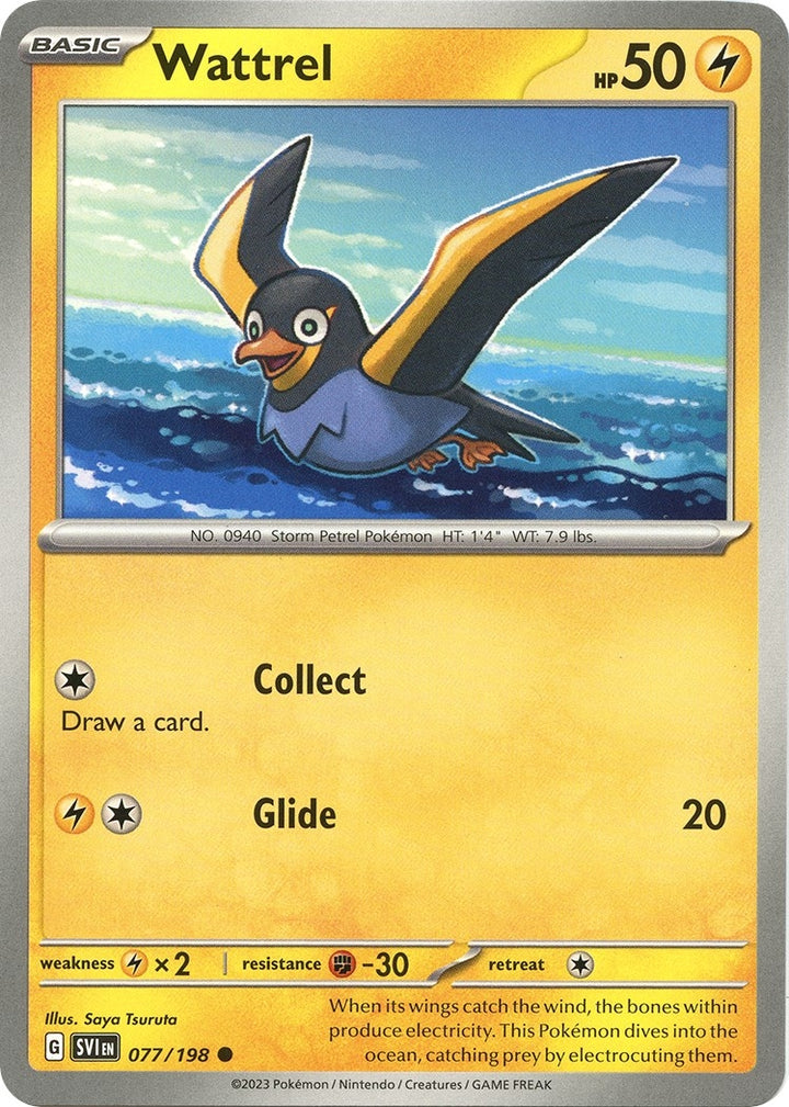 Image for Wattrel (077/198) (SVI) - Pokemon