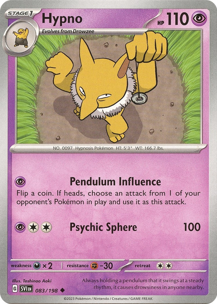 Image for Hypno (083/198) (SVI) - Pokemon