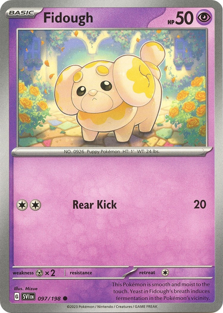 Image for Fidough (097/198) (SVI) - Pokemon