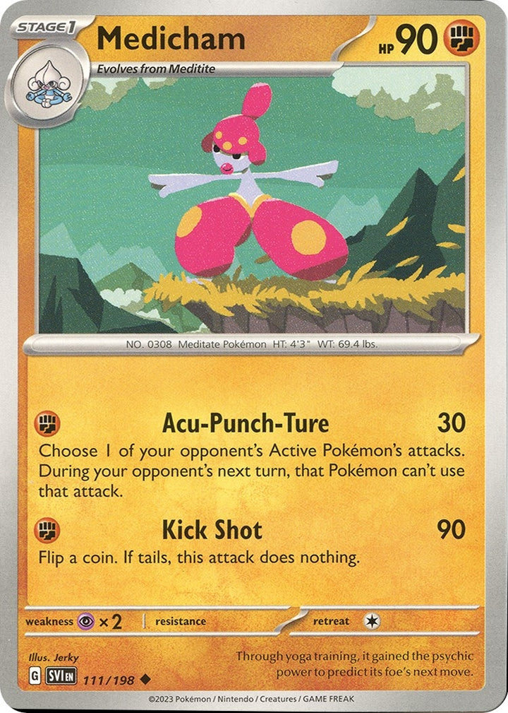 Image for Medicham (111/198) (SVI) - Pokemon