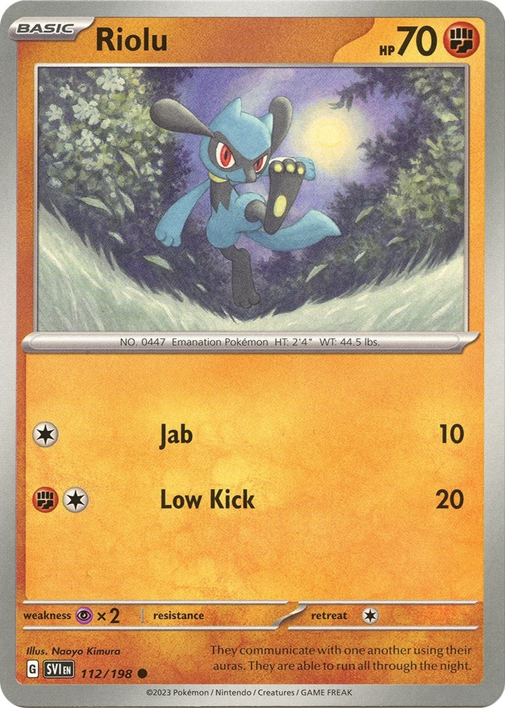 Image for Riolu (112/198) (SVI) - Pokemon