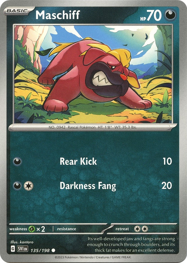 Image for Maschiff (135/198) (SVI) - Pokemon