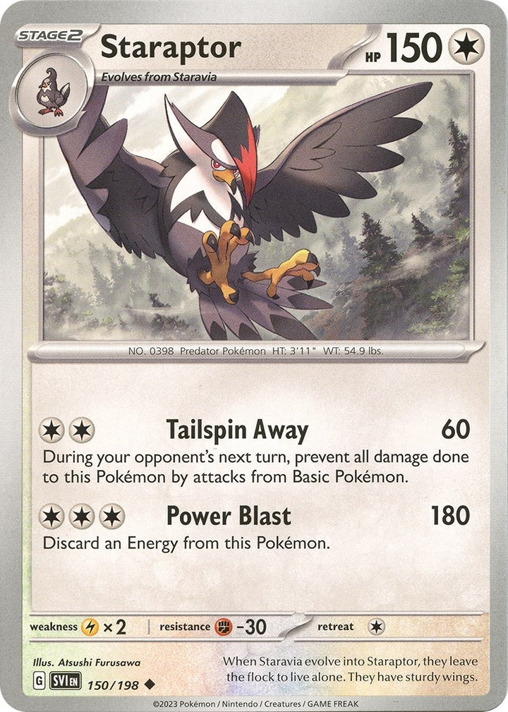 Image for Staraptor (150/198) (SVI) - Pokemon