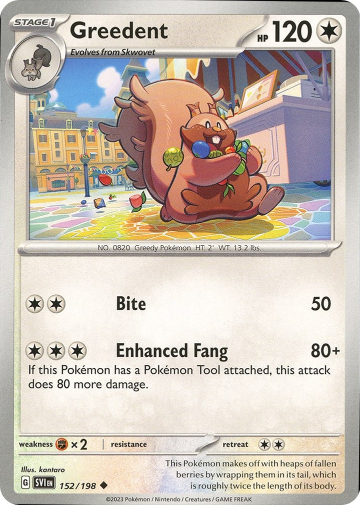Image for Greedent (152/198) (SVI) - Pokemon