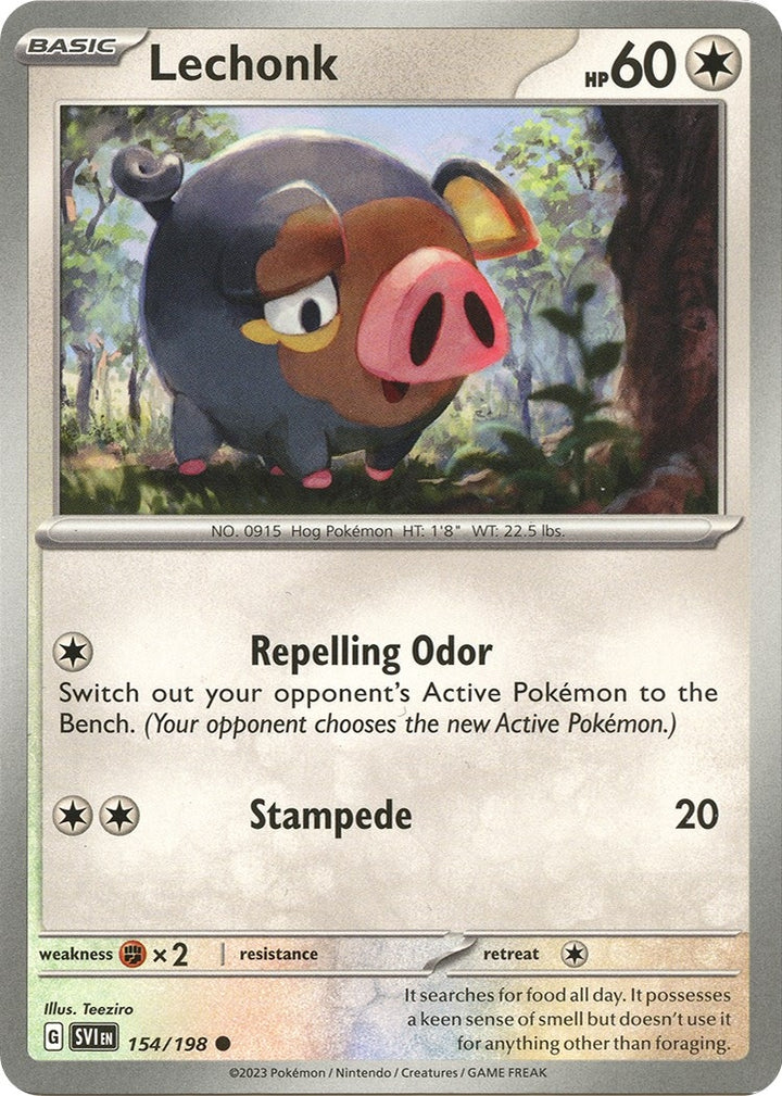 Image for Lechonk (154/198) (SVI) - Pokemon