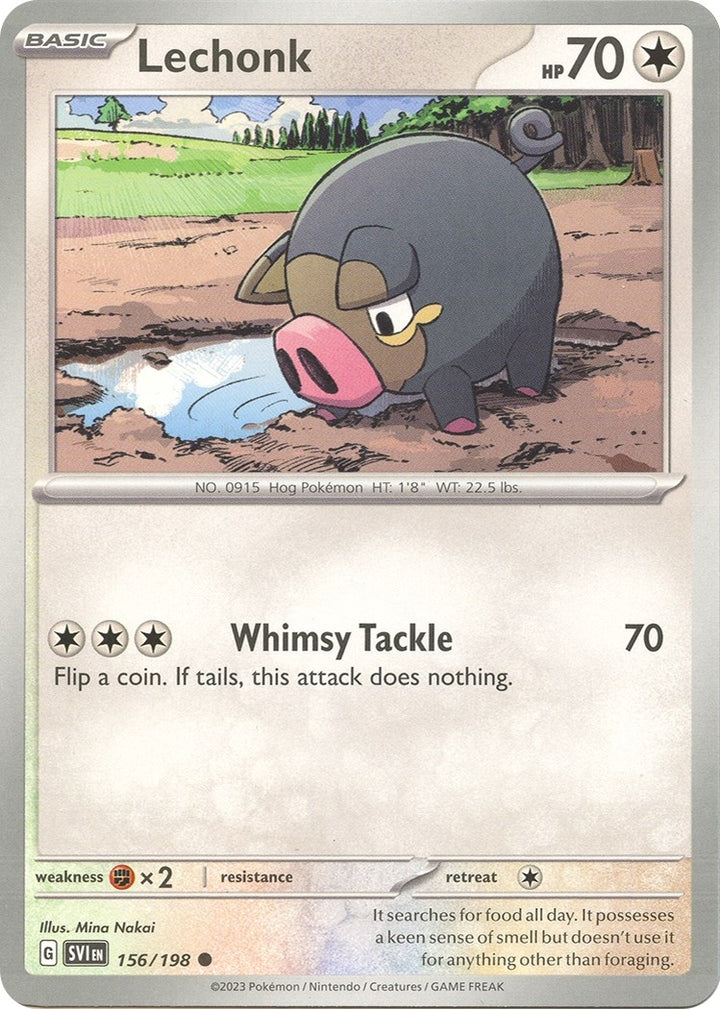 Image for Lechonk (156/198) (SVI) - Pokemon