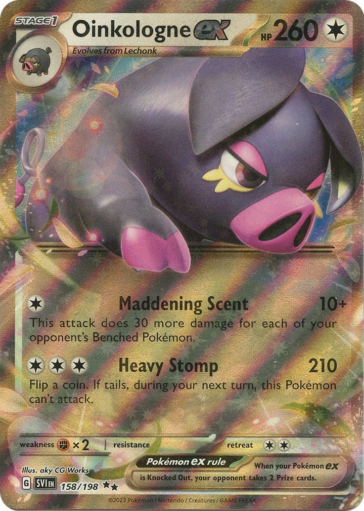 Image for Oinkologne ex (158/198) (SVI) - Pokemon