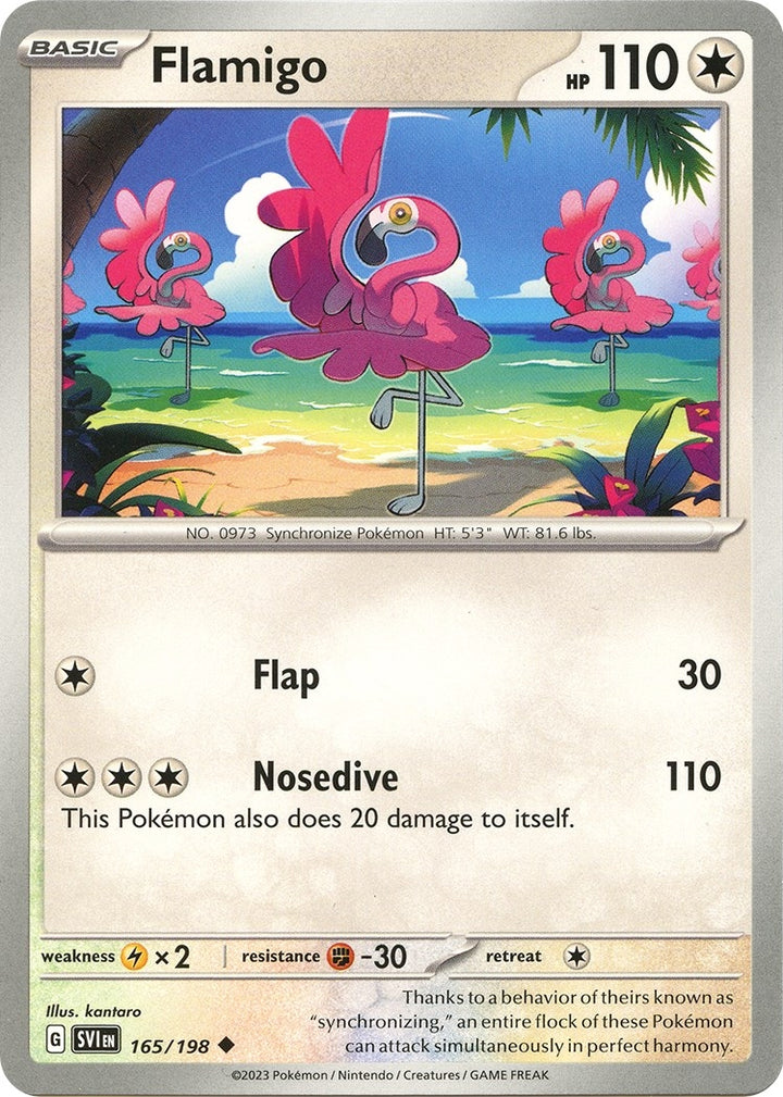 Image for Flamigo (165/198) (SVI) - Pokemon