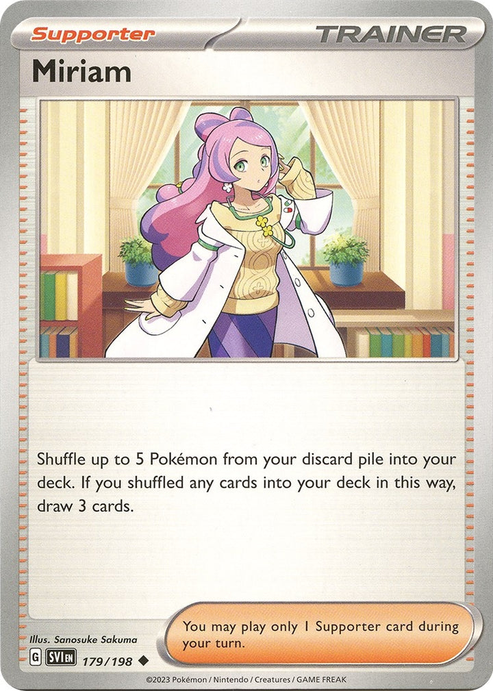 Image for Miriam (179/198) (SVI) - Pokemon