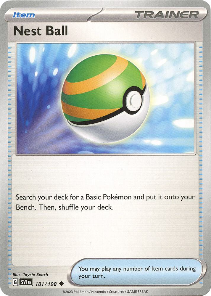 Image for Nest Ball (181/198) (SVI) - Pokemon