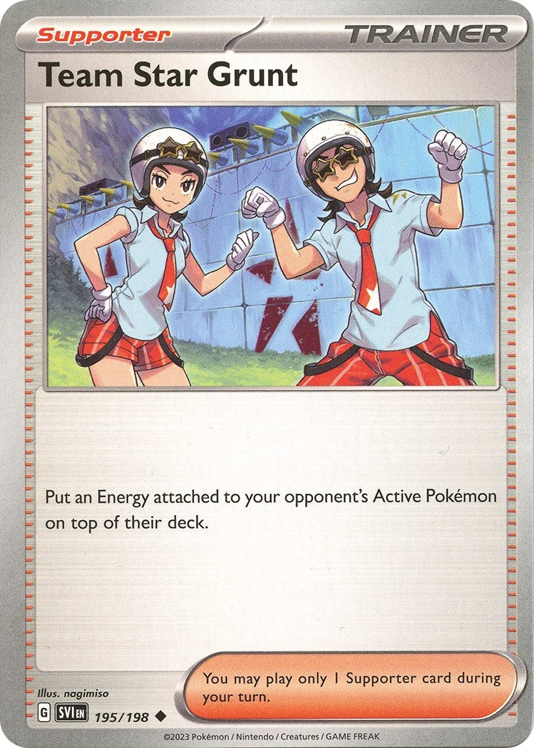 Image for Team Star Grunt (195/198) (SVI) - Pokemon