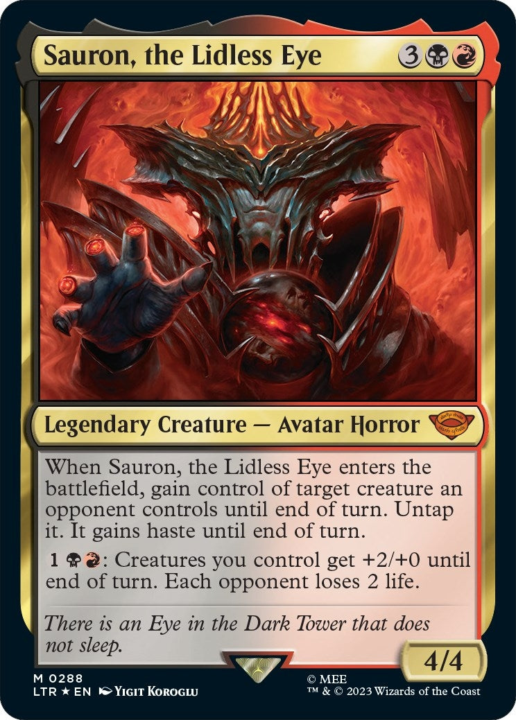 Image for Sauron, the Lidless Eye (288) - Magic: The Gathering