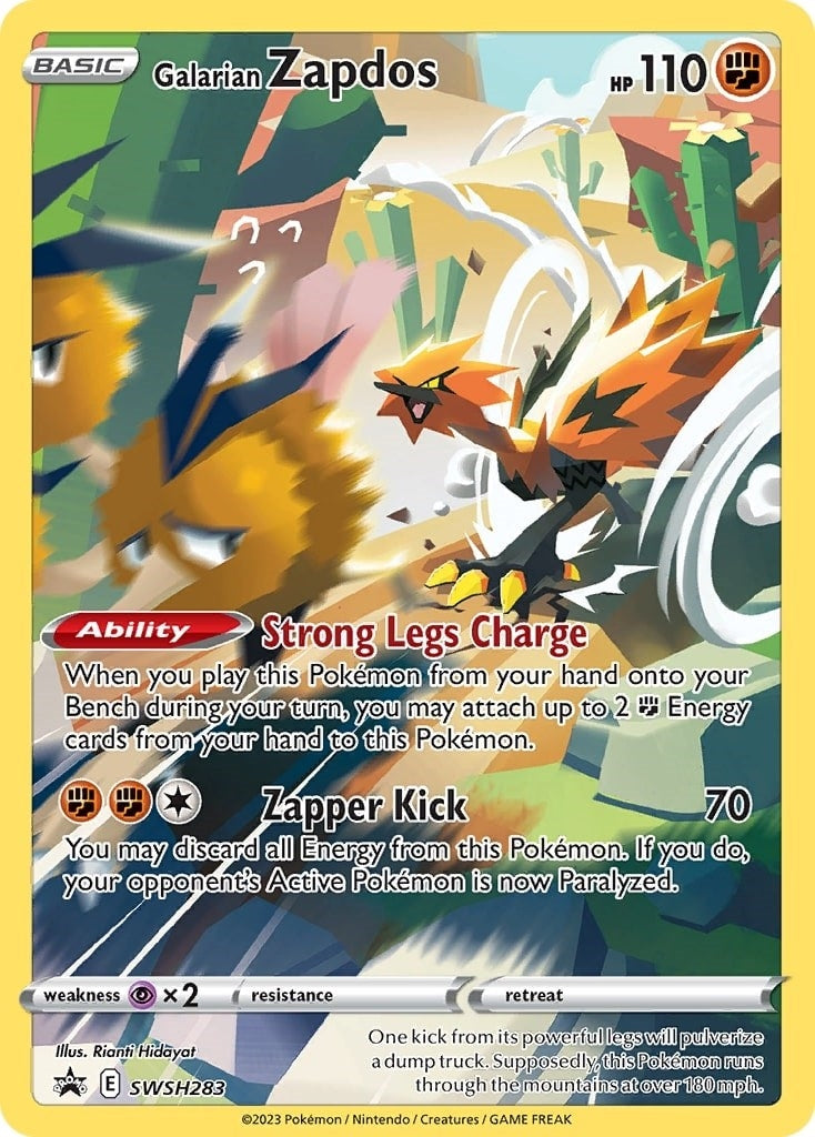 Image for Galarian Zapdos - SWSH283 (SWSH283) (SWSD) - Pokemon