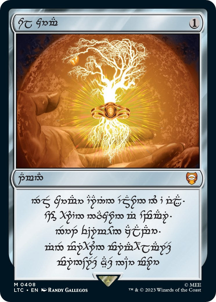 Image for Sol Ring - Elven (0408) (408) - Magic: The Gathering