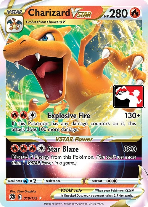 Image for Charizard VSTAR (018/172) - Pokemon