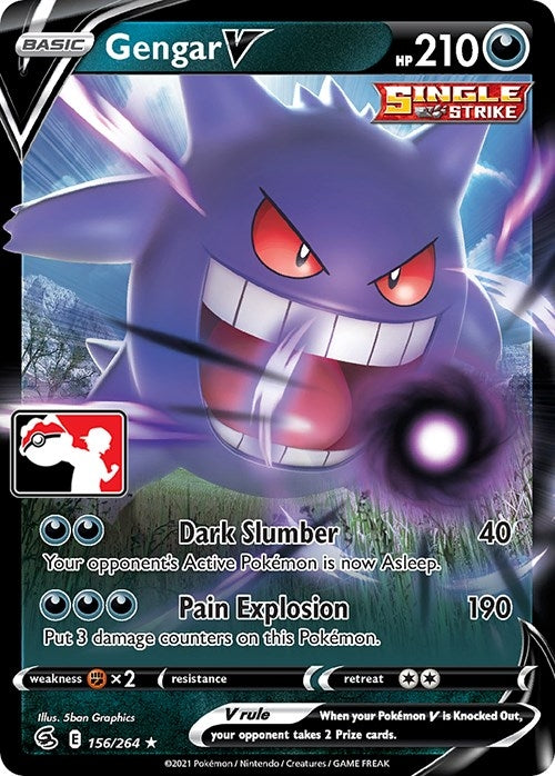 Image for Gengar V (156/264) - Pokemon