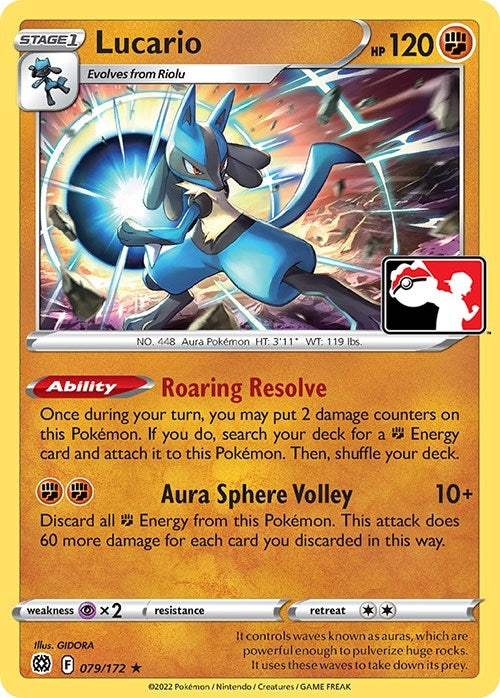 Image for Lucario (079/172) - Pokemon