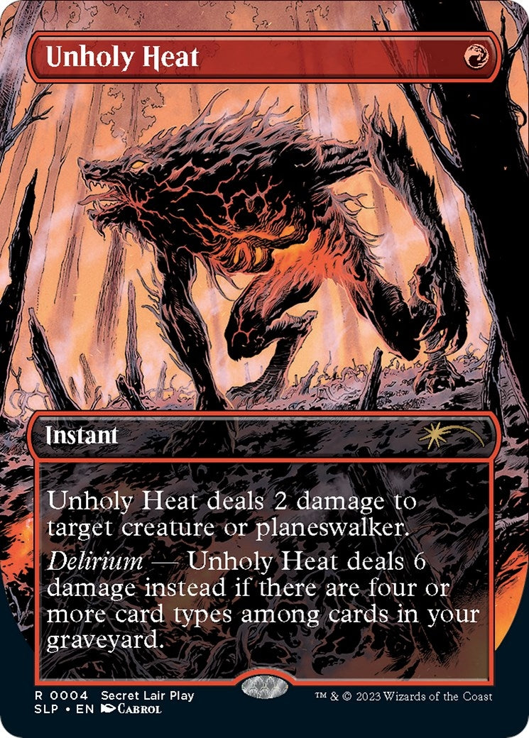 Image for Unholy Heat (4) - Magic: The Gathering