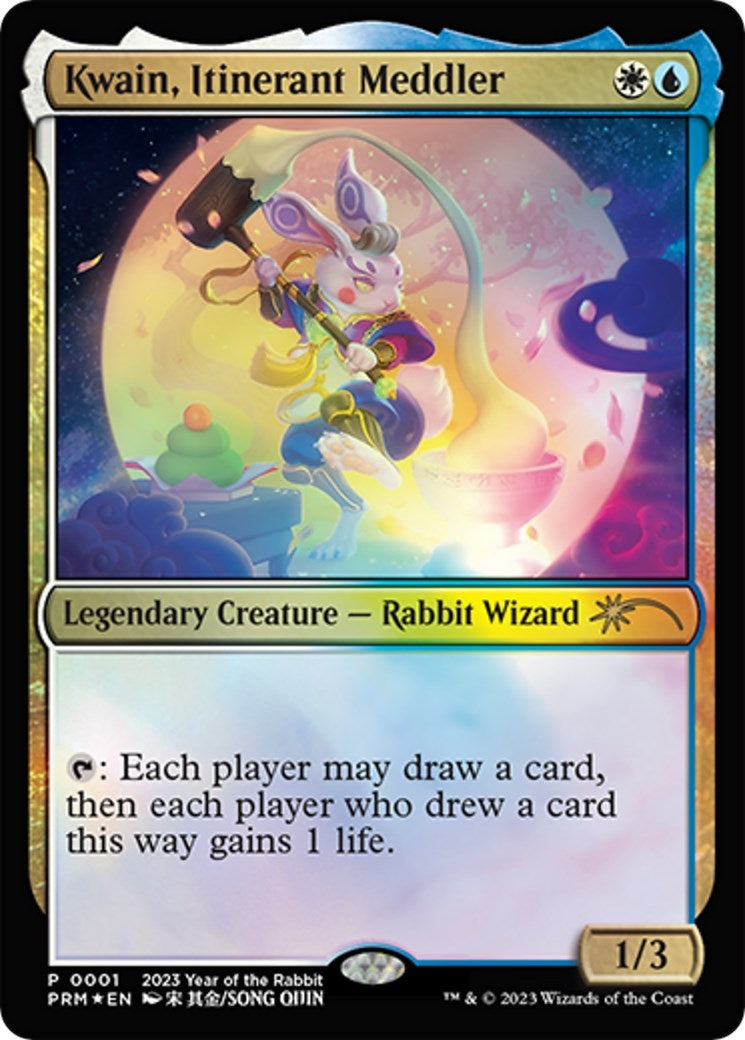Image for Kwain, Itinerant Meddler (Year of the Rabbit 2023) (1) - Magic: The Gathering