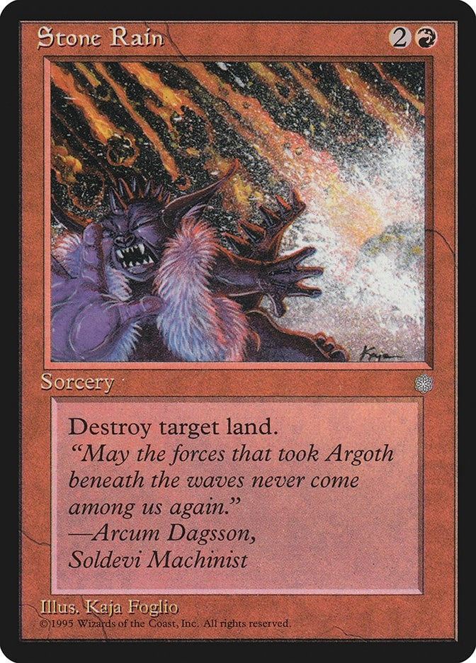 Image for Stone Rain - Magic: The Gathering