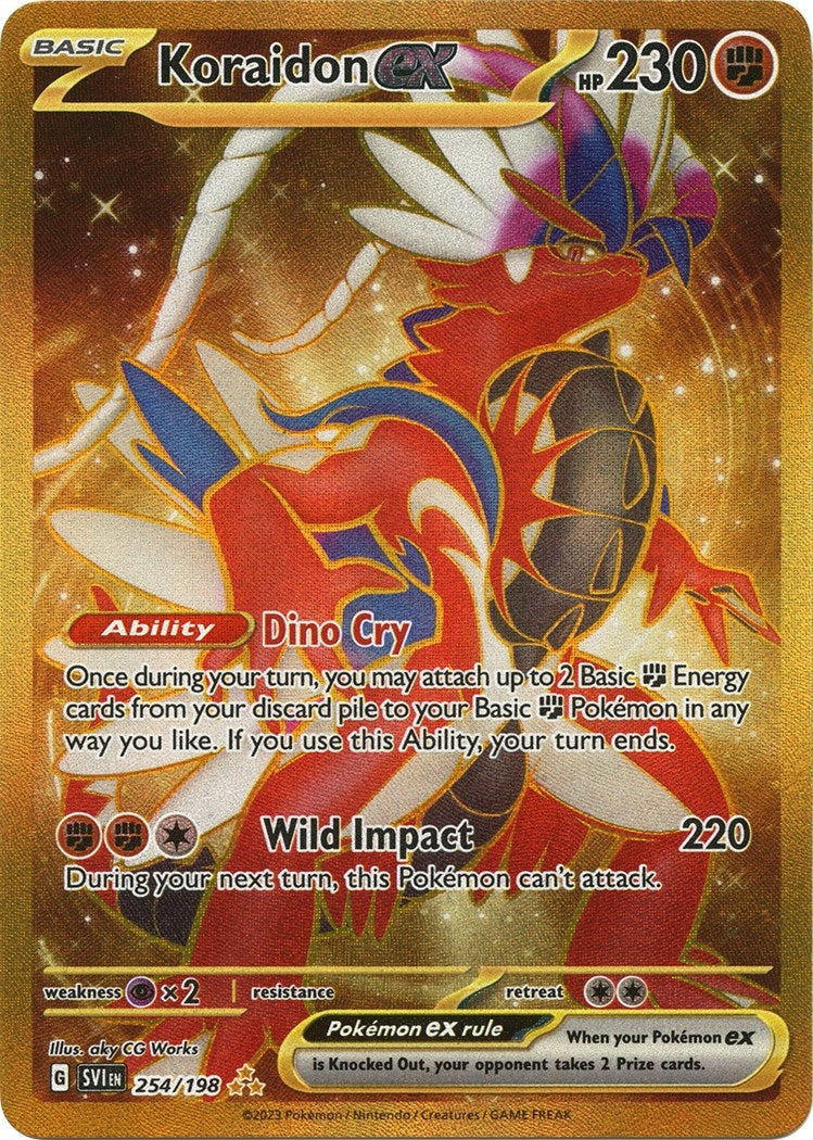Image for Koraidon ex (254/198) (SVI) - Pokemon
