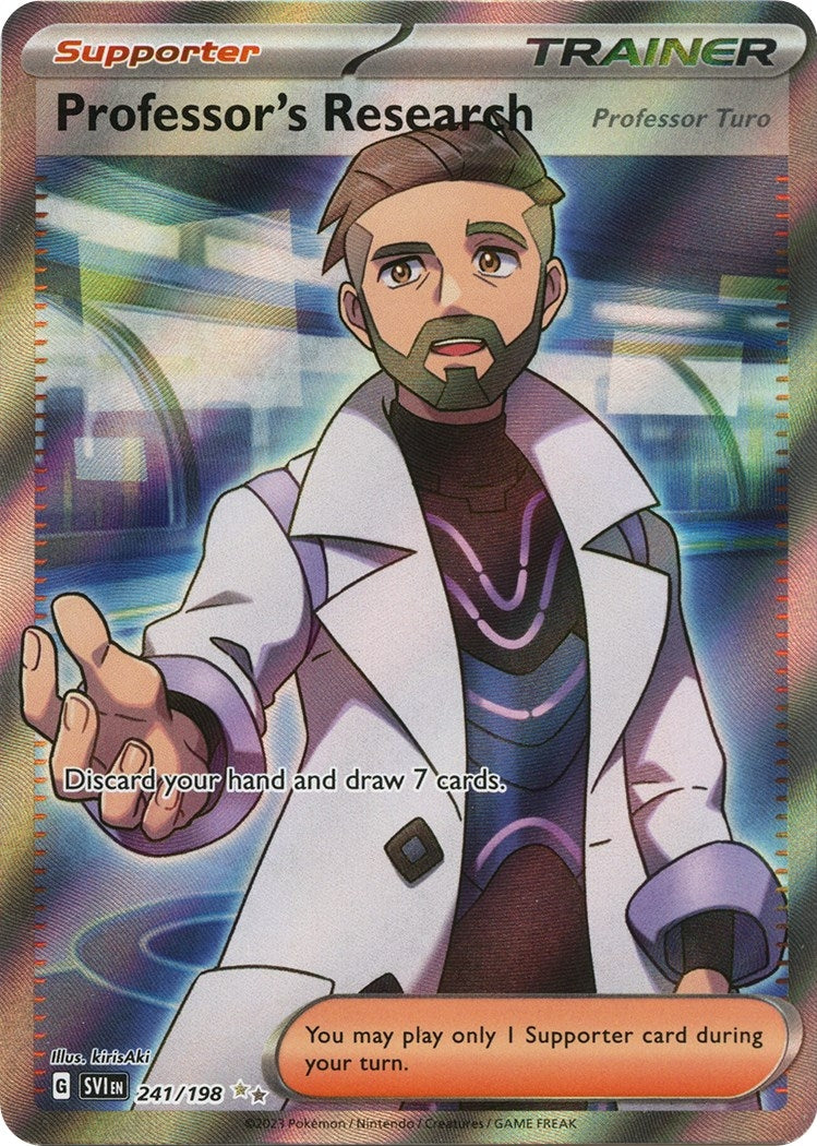 Image for Professor's Research [Professor Turo] (241/198) (SVI) - Pokemon