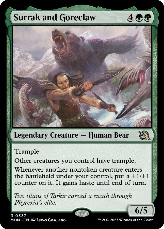 Image for Surrak and Goreclaw (337) - Magic: The Gathering