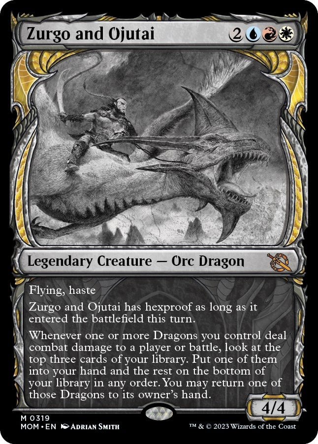 Image for Zurgo and Ojutai (Showcase) (319) - Magic: The Gathering