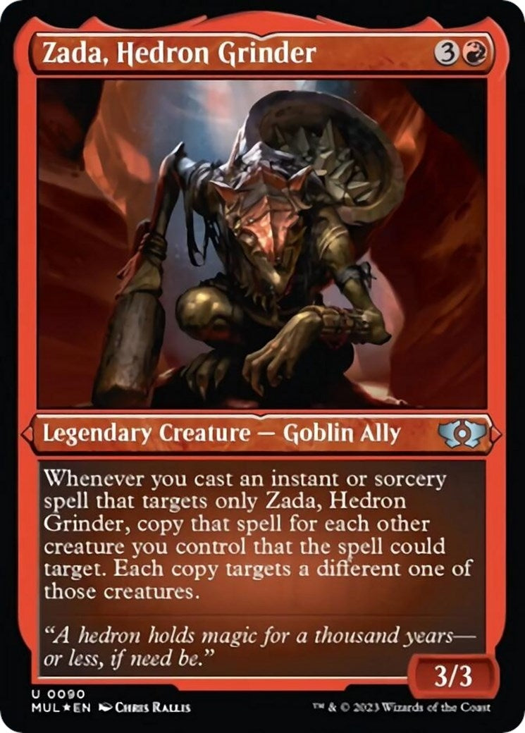 Image for Zada, Hedron Grinder (Foil Etched) (90) - Magic: The Gathering