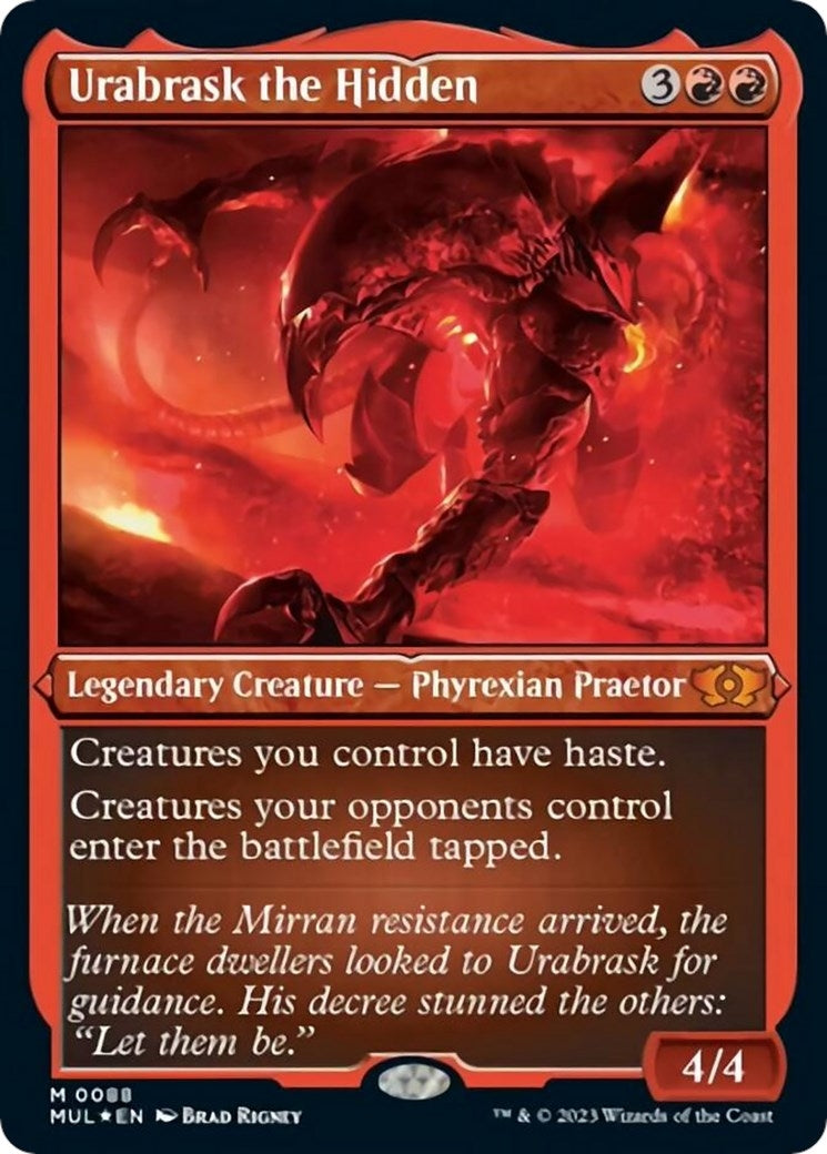 Image for Urabrask the Hidden (Foil Etched) (88) - Magic: The Gathering