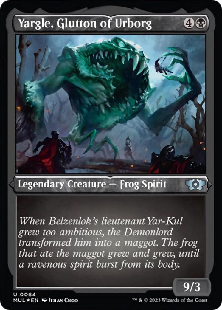 Image for Yargle, Glutton of Urborg (Foil Etched) (84) - Magic: The Gathering